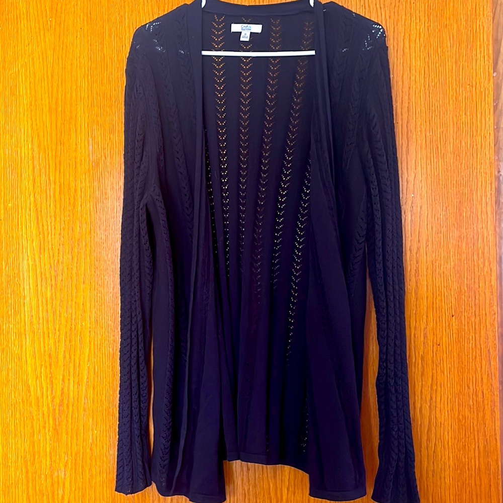 Croft and Barrow black cardigan